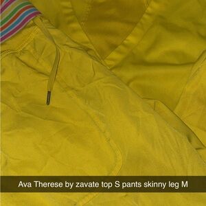 Women's Vibrant Yellow Top and Pants Set